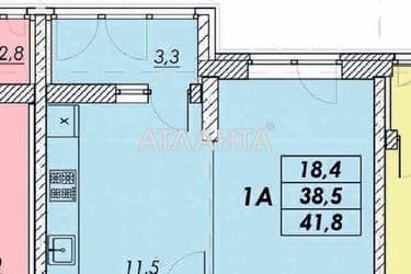 1-room apartment apartment by the address st. Prokhorovskaya Khvorostina (area 40,7 m²) - Atlanta.ua - photo 14