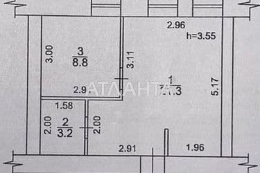 1-кімнатна квартира за адресою вул. Головатого отам. (площа 33 м²) - Atlanta.ua - фото 24