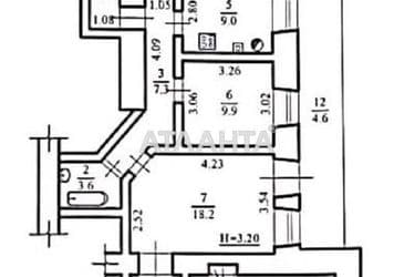 3-комнатная квартира по адресу ул. Еврейская (площадь 78,7 м²) - Atlanta.ua - фото 34