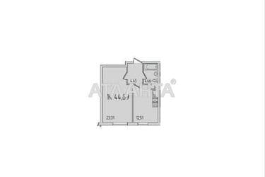 1-room apartment apartment by the address st. Sakharova (area 44,7 m²) - Atlanta.ua - photo 23