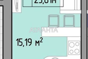 1-room apartment apartment by the address st. Pishonovskaya (area 23,6 m²) - Atlanta.ua - photo 5