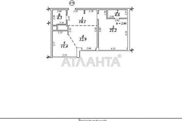 2-rooms apartment apartment by the address st. Frantsuzskiy bul Proletarskiy bul (area 64,5 m²) - Atlanta.ua - photo 36