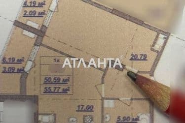 1-кімнатна квартира за адресою вул. Дача Ковалевського (площа 55,8 м²) - Atlanta.ua - фото 23