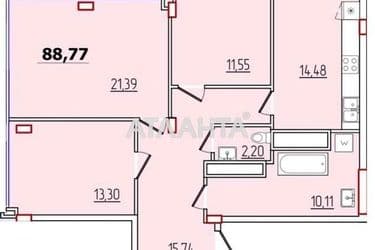 3-rooms apartment apartment by the address st. Frantsuzskiy bul Proletarskiy bul (area 88,8 m²) - Atlanta.ua - photo 22