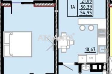 1-room apartment apartment by the address st. Franko Ivana (area 55,0 m²) - Atlanta.ua - photo 7