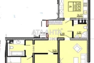 3-кімнатна квартира за адресою вул. Франка Івана (площа 133,1 м²) - Atlanta.ua - фото 7