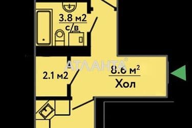 2-rooms apartment apartment by the address st. Sobornaya (area 41,3 m²) - Atlanta.ua - photo 36
