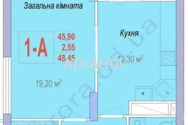 1-room apartment apartment by the address st. Geroev Krut Tereshkovoy (area 48,5 m²) - Atlanta.ua - photo 6