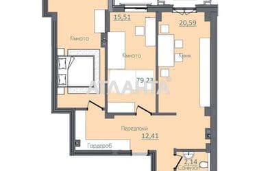 2-rooms apartment apartment by the address st. Fontanskaya dor Perekopskoy Divizii (area 79,2 m²) - Atlanta.ua - photo 14