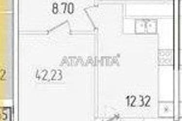 1-кімнатна квартира за адресою вул. Краснова (площа 42,3 м²) - Atlanta.ua - фото 8