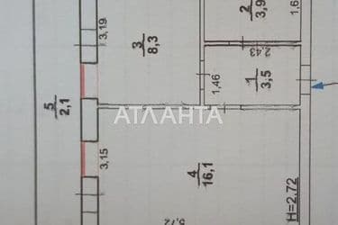 1-room apartment apartment by the address st. Tsentralnaya (area 33,9 m²) - Atlanta.ua - photo 18