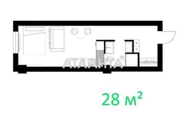 1-room apartment apartment by the address st. Gagarinskoe plato (area 28 m²) - Atlanta.ua - photo 17