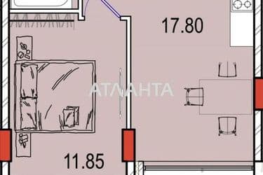 1-комнатная квартира по адресу Фонтанская дор. (площадь 38 м²) - Atlanta.ua - фото 7