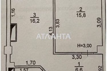 1-кімнатна квартира за адресою вул. Довга (площа 40,4 м²) - Atlanta.ua - фото 16