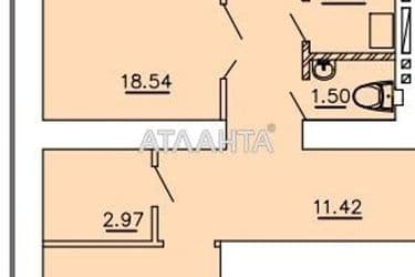2-комнатная квартира по адресу Днепропетр. Дор. (площадь 73,1 м²) - Atlanta.ua - фото 7