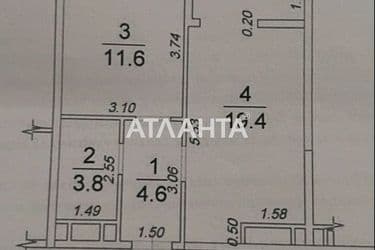 1-комнатная квартира по адресу ул. Каманина (площадь 39,4 м²) - Atlanta.ua - фото 23