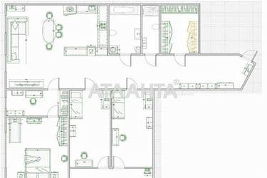 4+-rooms apartment apartment by the address st. Franko Ivana (area 145,2 m²) - Atlanta.ua - photo 70