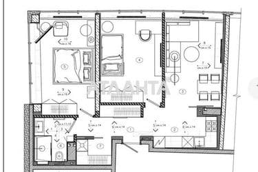 2-rooms apartment apartment by the address st. Druzhby narodov (area 73 m²) - Atlanta.ua - photo 14