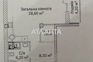 1-room apartment apartment by the address st. Evreyskaya Bebelya (area 47,9 m²) - Atlanta.ua - photo 5