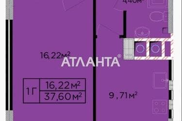 1-room apartment apartment by the address st. Begovaya ul (area 37,6 m²) - Atlanta.ua - photo 30