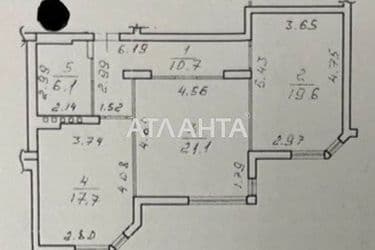 2-кімнатна квартира за адресою вул. Середньофонтанська (площа 75,2 м²) - Atlanta.ua - фото 24