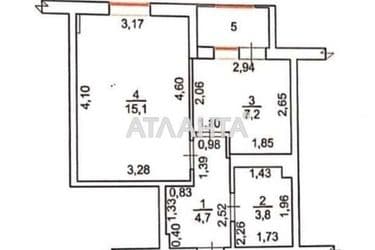 1-кімнатна квартира за адресою вул. Європейська (площа 32 м²) - Atlanta.ua - фото 12