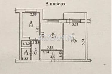 2-кімнатна квартира за адресою вул. Сахарова (площа 53 м²) - Atlanta.ua - фото 24