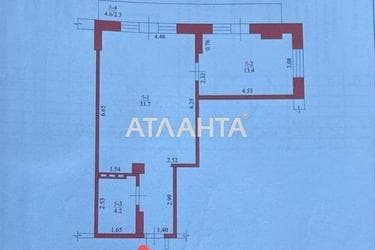 1-кімнатна квартира за адресою вул. Проспект Шевченка (площа 53,6 м²) - Atlanta.ua - фото 17