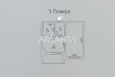 1-room apartment apartment by the address st. Evropeyskaya (area 34,1 m²) - Atlanta.ua - photo 34