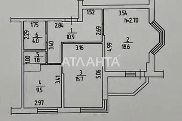 2-комнатная квартира по адресу Овидиопольская дор. (площадь 61,5 м²) - Atlanta.ua - фото 11