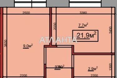 1-room apartment apartment by the address st. Bugaevskaya Instrumentalnaya (area 21,9 m²) - Atlanta.ua - photo 16