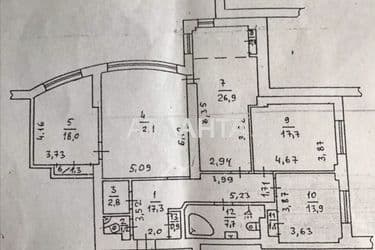 4+-rooms apartment apartment by the address st. Shevchenko pr (area 145 m²) - Atlanta.ua - photo 23