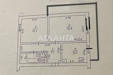 2-кімнатна квартира за адресою вул. Балківська (площа 53 м²) - Atlanta.ua - фото 39