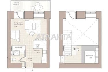 2-rooms apartment apartment by the address st. Gogolya (area 52,4 m²) - Atlanta.ua - photo 7