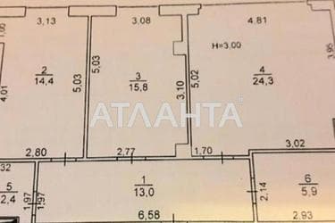 2-комнатная квартира по адресу ул. Дача Ковалевского (площадь 76 м²) - Atlanta.ua - фото 15