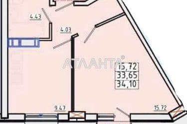 1-кімнатна квартира за адресою Люстдорфська дор. (площа 34,1 м²) - Atlanta.ua - фото 18