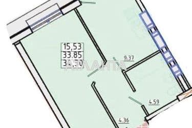 1-кімнатна квартира за адресою Люстдорфська дор. (площа 34,3 м²) - Atlanta.ua - фото 22