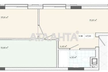 2-rooms apartment apartment by the address st. Truskavetskaya ul (area 48 m²) - Atlanta.ua - photo 12