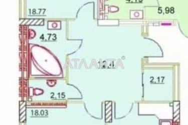 2-кімнатна квартира за адресою вул. Малиновського марш. (площа 77,2 м²) - Atlanta.ua - фото 4