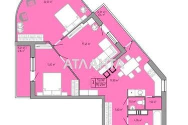 3-кімнатна квартира за адресою вул. Пішонівська (площа 95,5 м²) - Atlanta.ua - фото 19