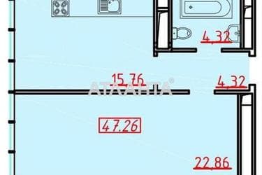 1-room apartment apartment by the address st. Bolshaya arnautskaya Chkalova (area 47 m²) - Atlanta.ua - photo 40