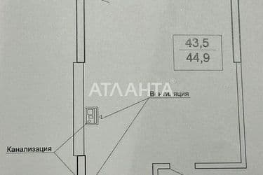 1-room apartment apartment by the address st. Topolinnyy per (area 44,9 m²) - Atlanta.ua - photo 10