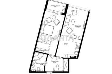 1-room apartment apartment by the address st. Frantsuzskiy bul Proletarskiy bul (area 71,6 m²) - Atlanta.ua - photo 13