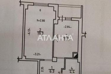 1-room apartment apartment by the address st. Granitnaya (area 45,6 m²) - Atlanta.ua - photo 8