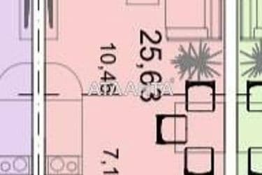 1-кімнатна квартира за адресою вул. Гагарінське плато (площа 25 м²) - Atlanta.ua - фото 7