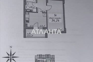 1-комнатная квартира по адресу ул. Массив 10 (площадь 34,5 м²) - Atlanta.ua - фото 6