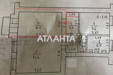 Комунальна квартира за адресою вул. Манежна (площа 21,6 м²) - Atlanta.ua - фото 20