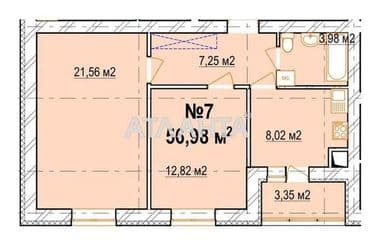 2-rooms apartment apartment by the address st. Barskoe shosse (area 57 m²) - Atlanta.ua - photo 6