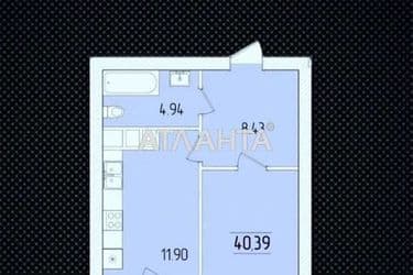 1-комнатная квартира по адресу ул. Краснова (площадь 40,4 м²) - Atlanta.ua - фото 14