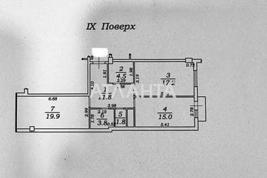 2-кімнатна квартира за адресою вул. Перлинна (площа 75 м²) - Atlanta.ua - фото 33